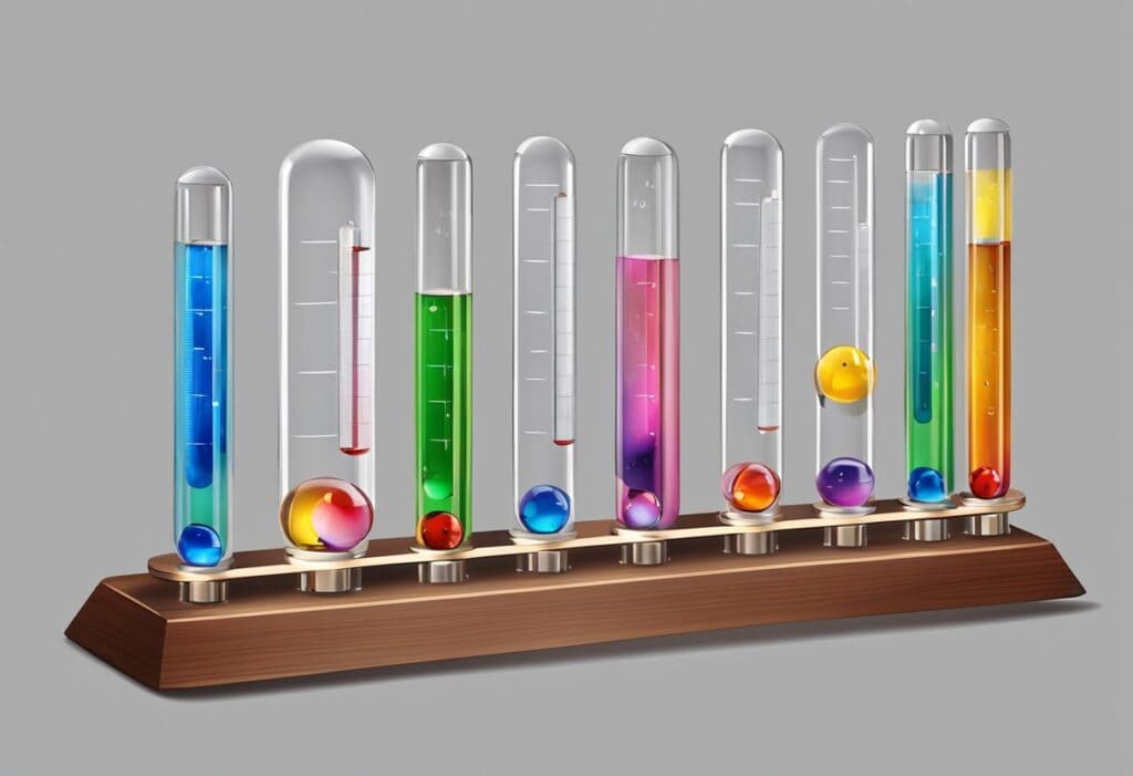 How to Read a Galileo Thermometer