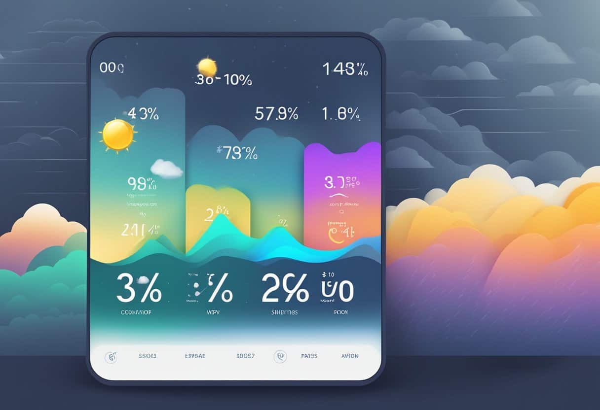 What Does the Percentage Mean on the Weather App?