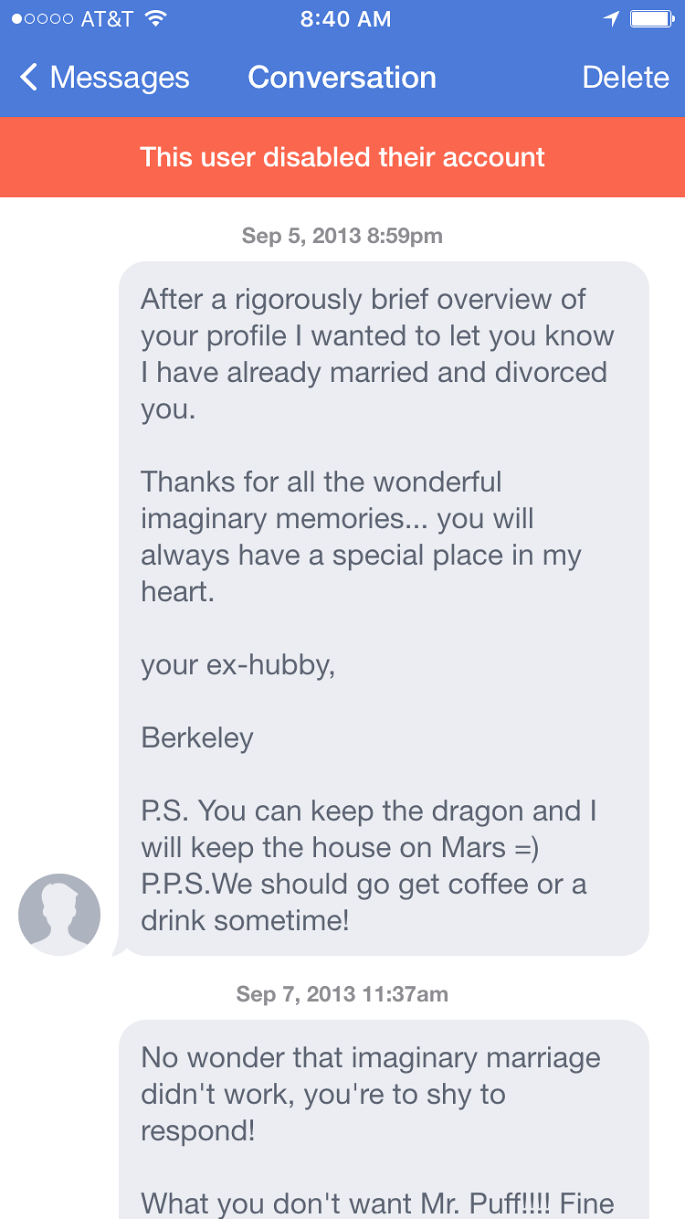 Introduction message online dating Dave Diggs Online Barber.