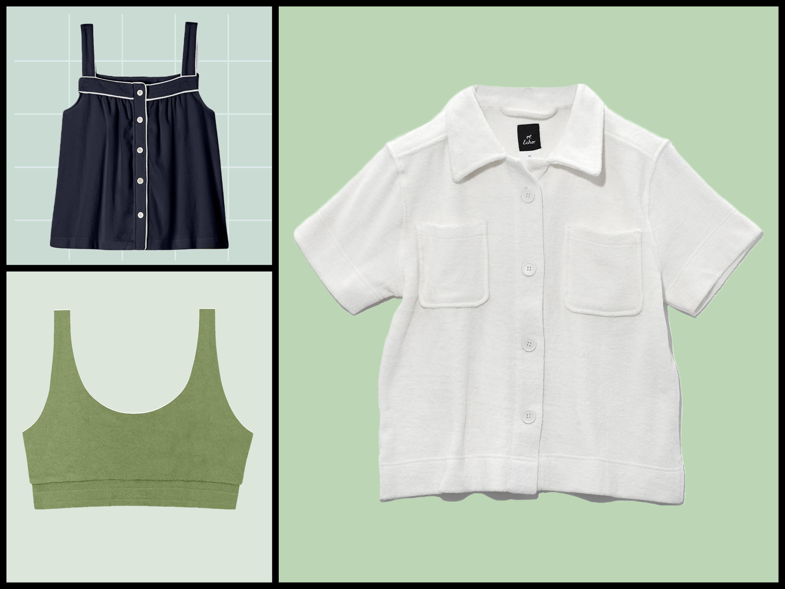 Best Terry Cloth Shirts for Women Shop Stylish Trendy Tops for Summer