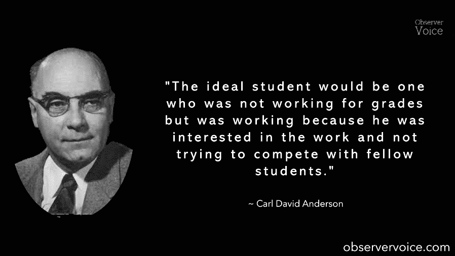 Carl David Anderson Quotes Observer Voice