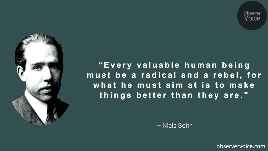 Top 15 Niels Bohr Quotes Observer Voice