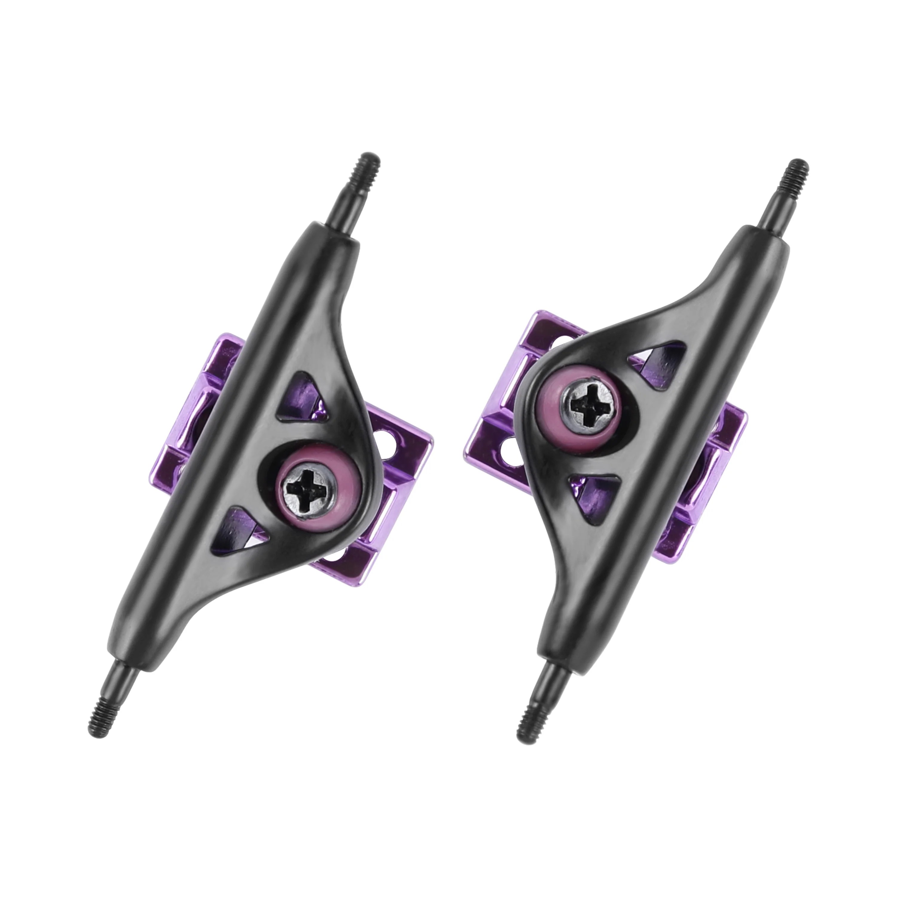 32mm Pro Fingerboard Truck Black Hanger & Purple Baseplate obsiusfb