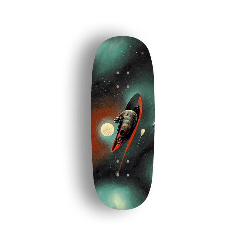 Order 34mm Premium Pro Fingerboard Deck with Scifi Graphic obsiusfb