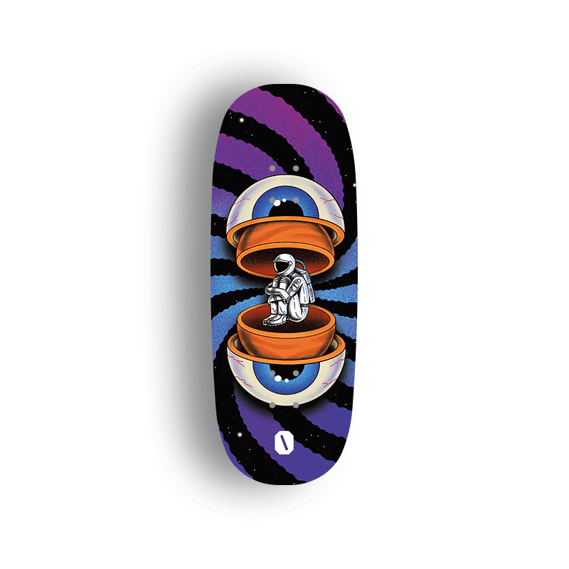 Shop Premium Pro Fingerboard Deck with Astronaut Graphic Design obsiusfb