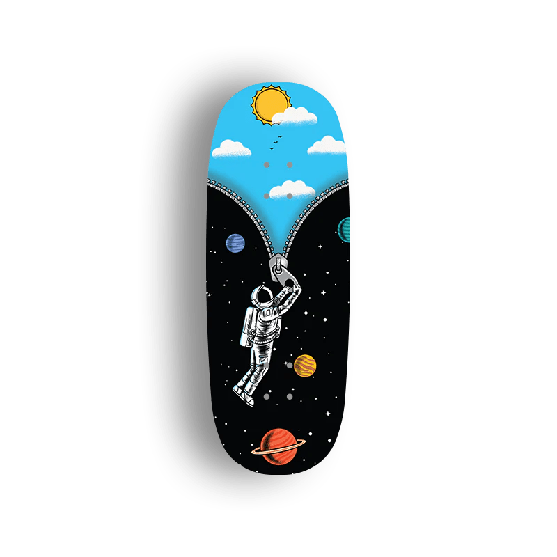 Shop Premium Pro Fingerboard Deck with Space Graphic Design obsiusfb