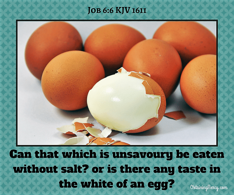 When the Eggs Won’t Peel Obtaining Mercy