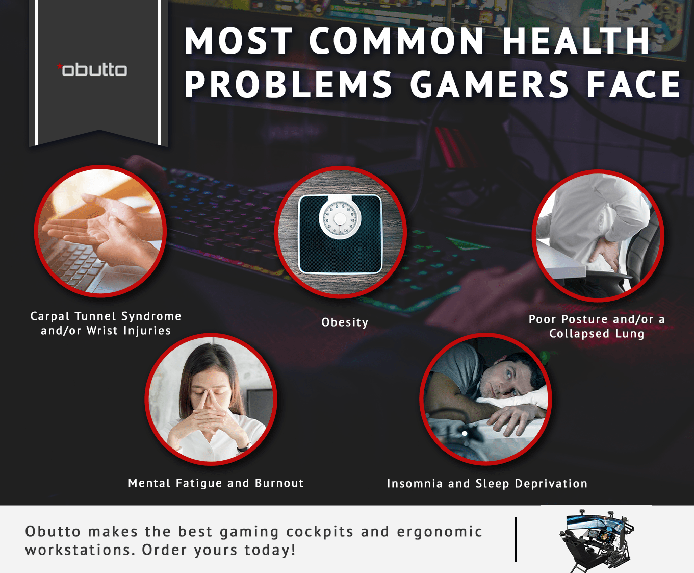 Sim Racing Cockpit Most Common Health Problems Gamers Face Obutto