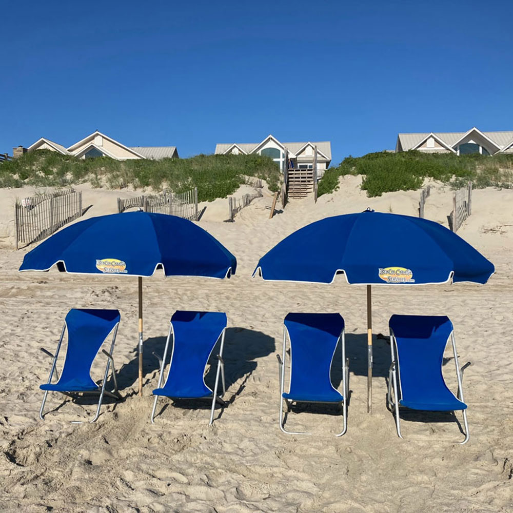2 Umbrellas & 4 Beach Chairs