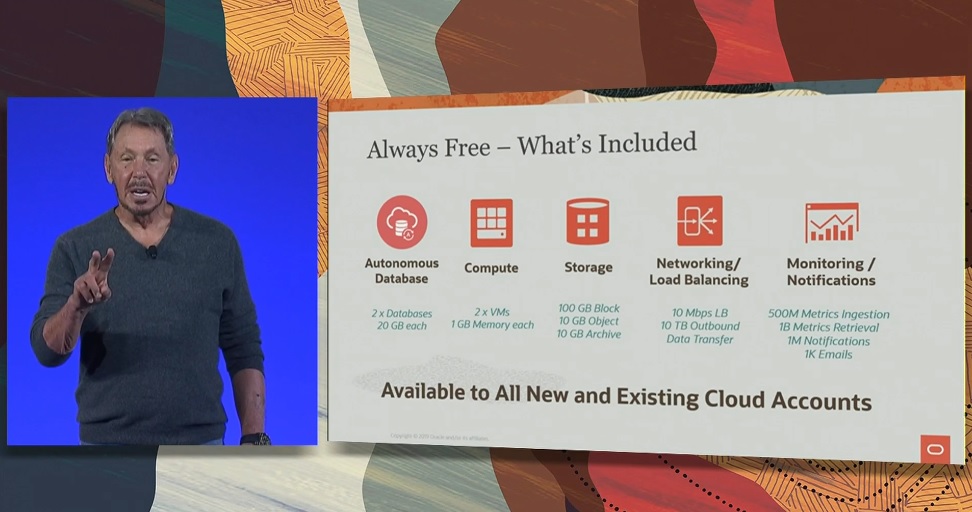 OOW19 Always free cloud services! Oracle Cloud Blog