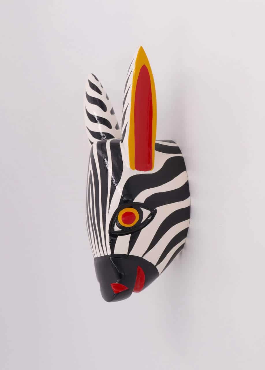 Animal head wall decoration l Wood Zebra head l Ocasa