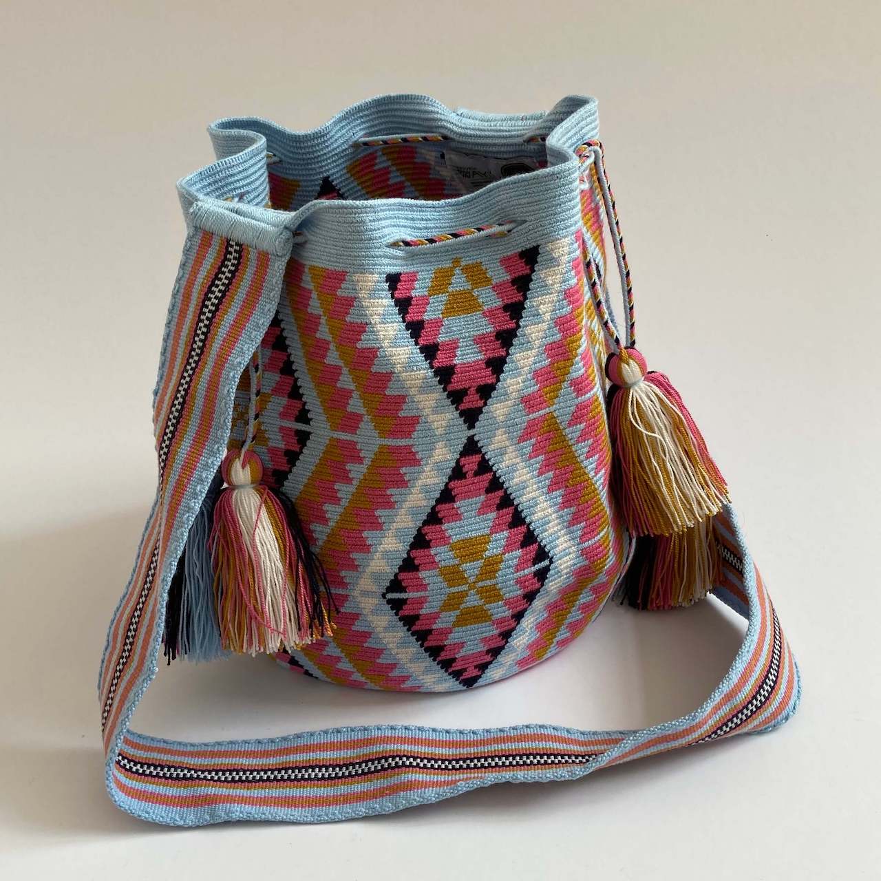 Mochila Wayuu Bag l Colorful handmade ethnic bag