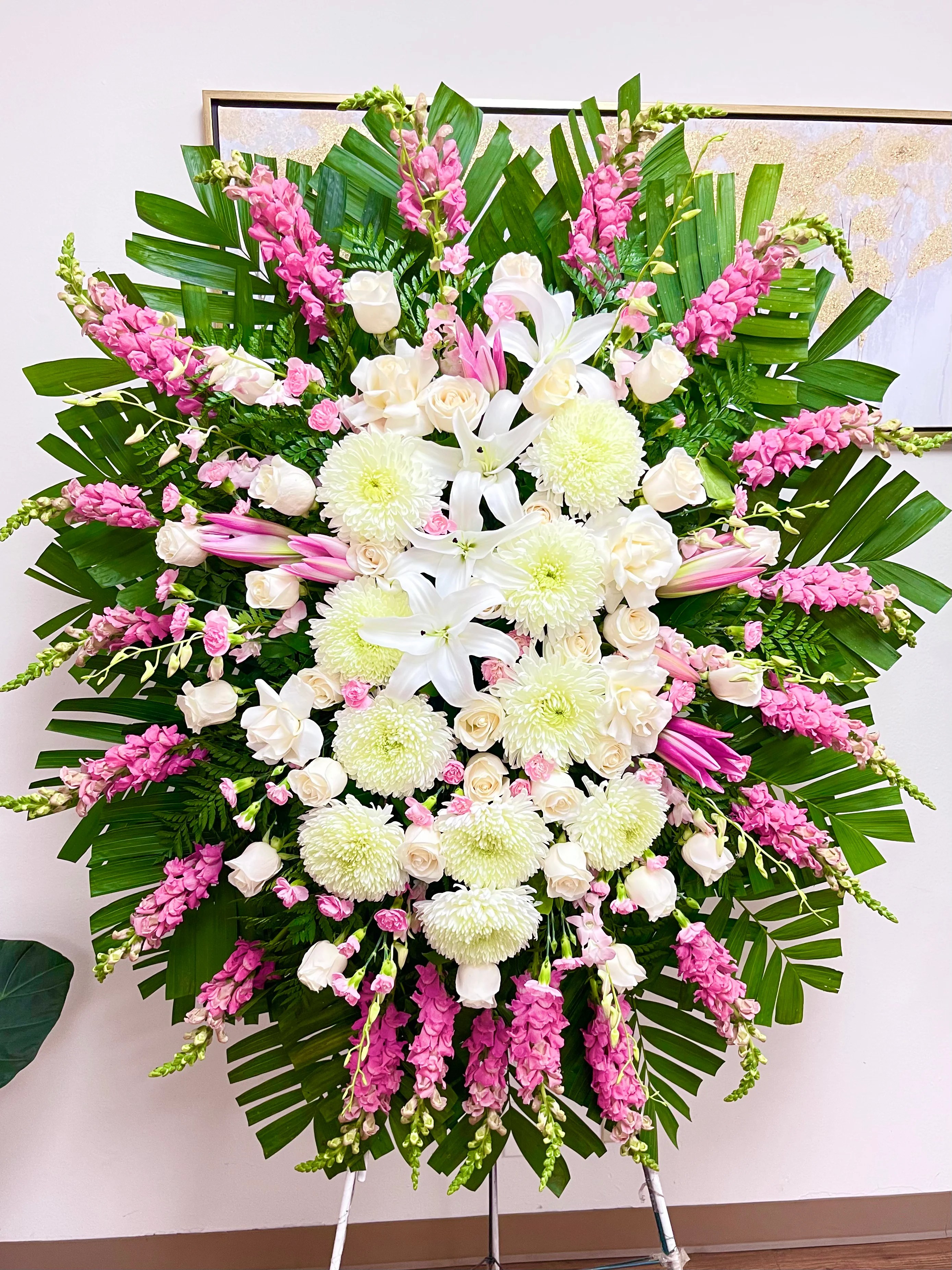 Vietnamese Funeral Flowers Sympathy Church Flowers OC Beverly Flowers