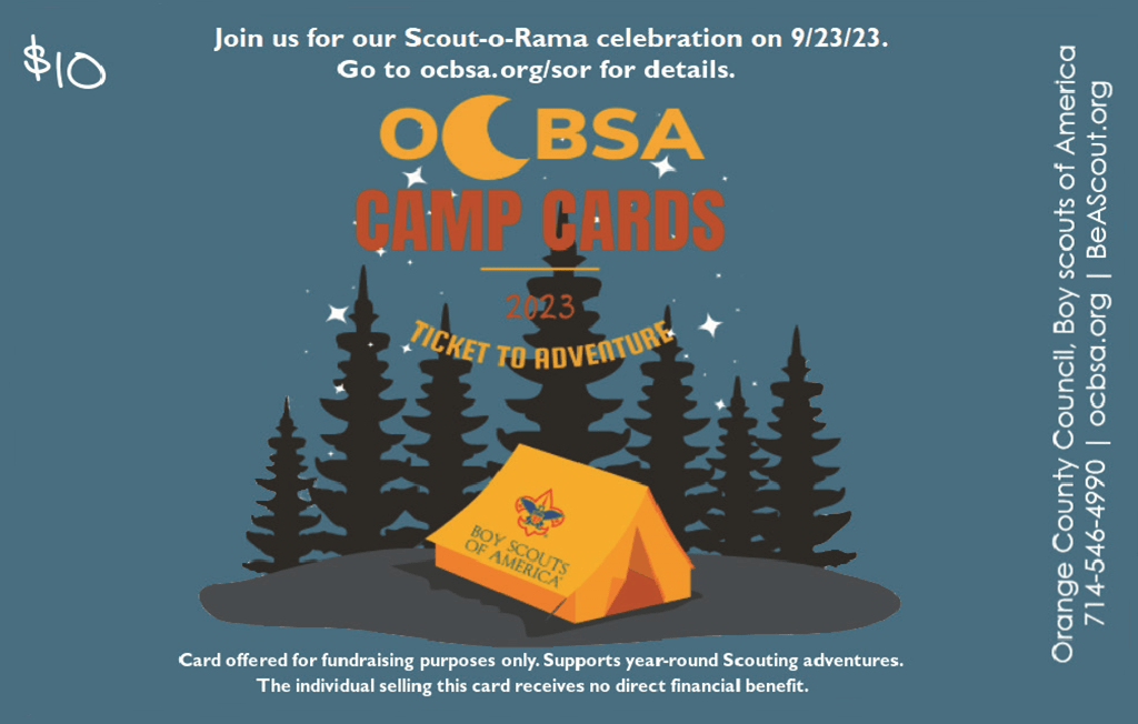 Sales Camp Cards Orange County Council