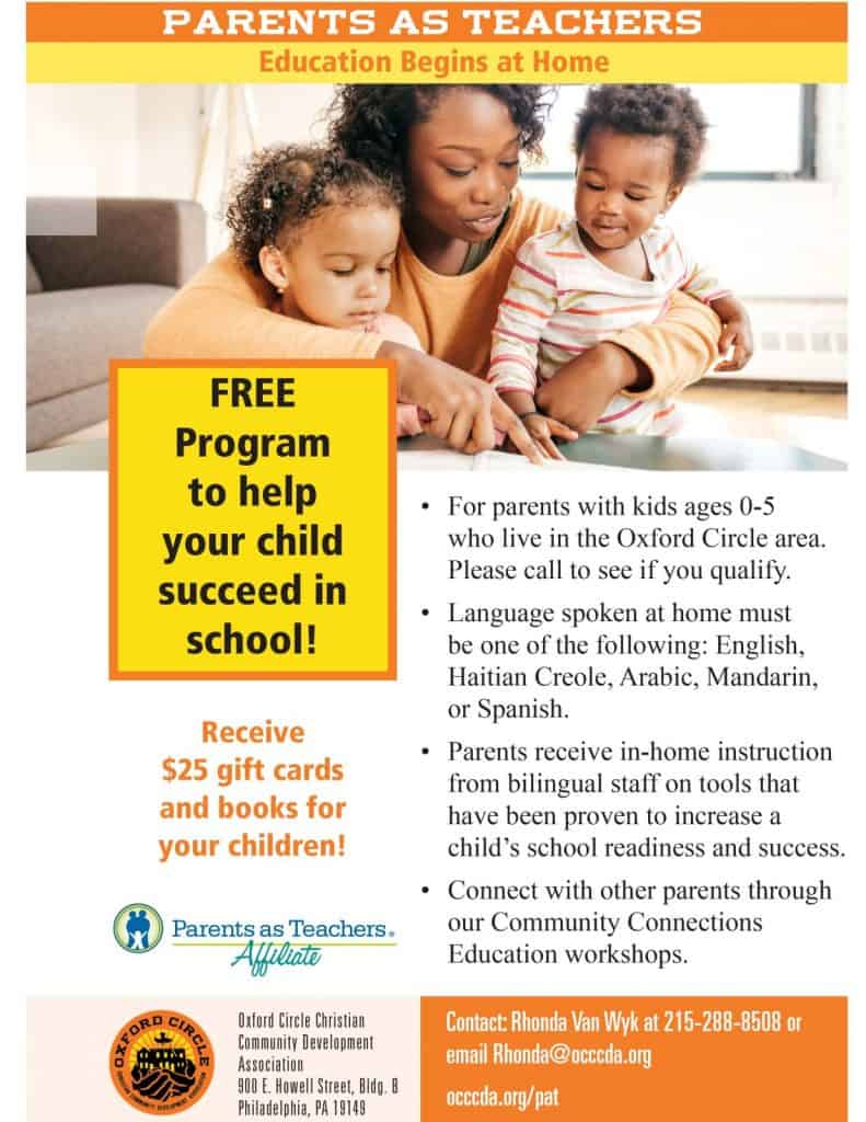 Parents as Teachers Oxford Circle Christian Community Development