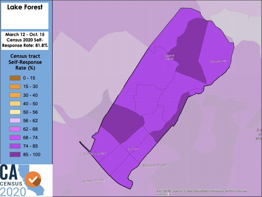 Lake Forest — Census Atlas Orange County