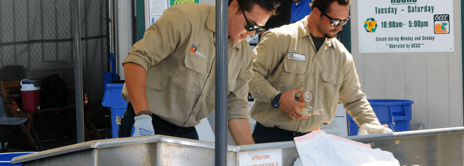 Recycling Center Orange County Conservation Corps