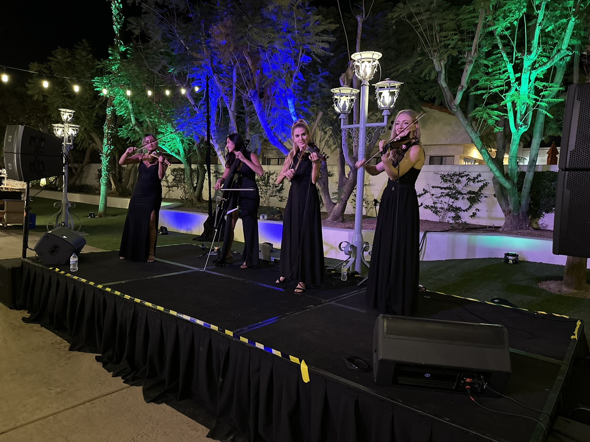 Hire an AllFemale Electric String Quartet in Los Angeles with OMG
