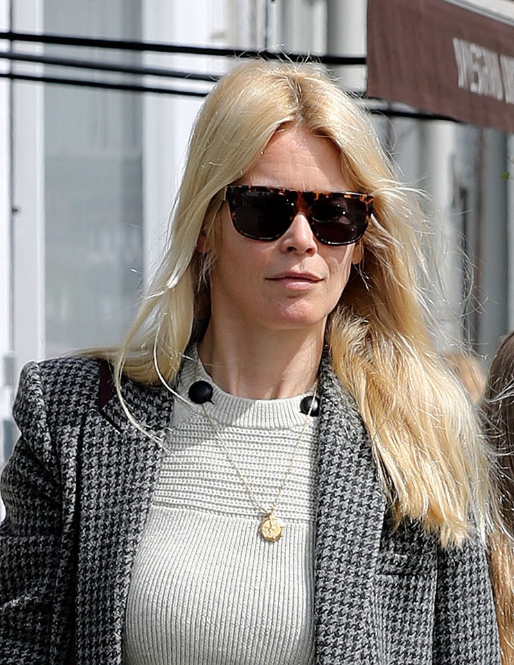 Claudia Schiffer z córką na zakupach Dziecko
