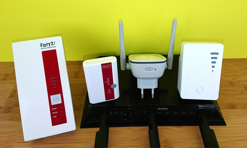 Vergleichstest 5 WLANRepeater von 15 bis 150 Euro