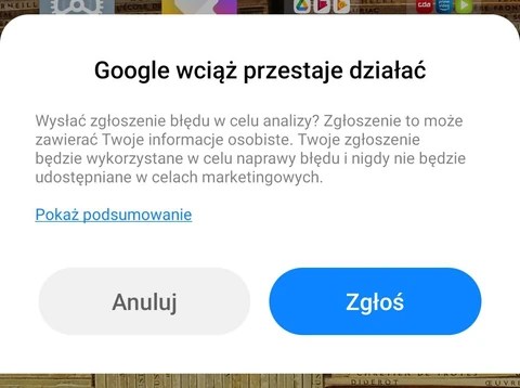 Wczoraj znienacka zaczął pojawiać się komunikat msa wciąż przestaje działać, zauważyłem że inne aplikacje też przestają działać np. Xypmxrve6ihvqm