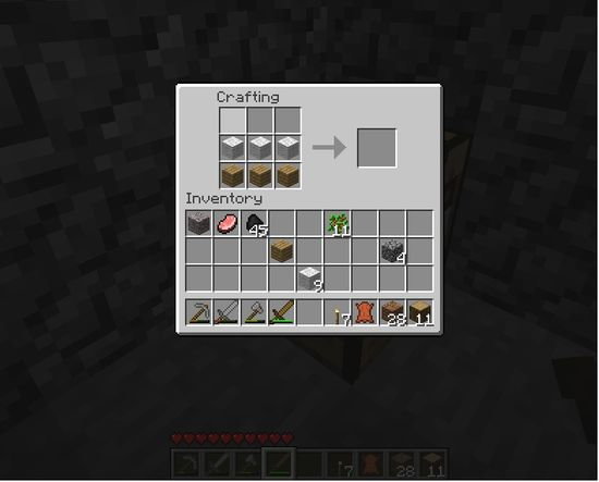 Dlaczego nie mogę zrobić łóżka w minecraft?