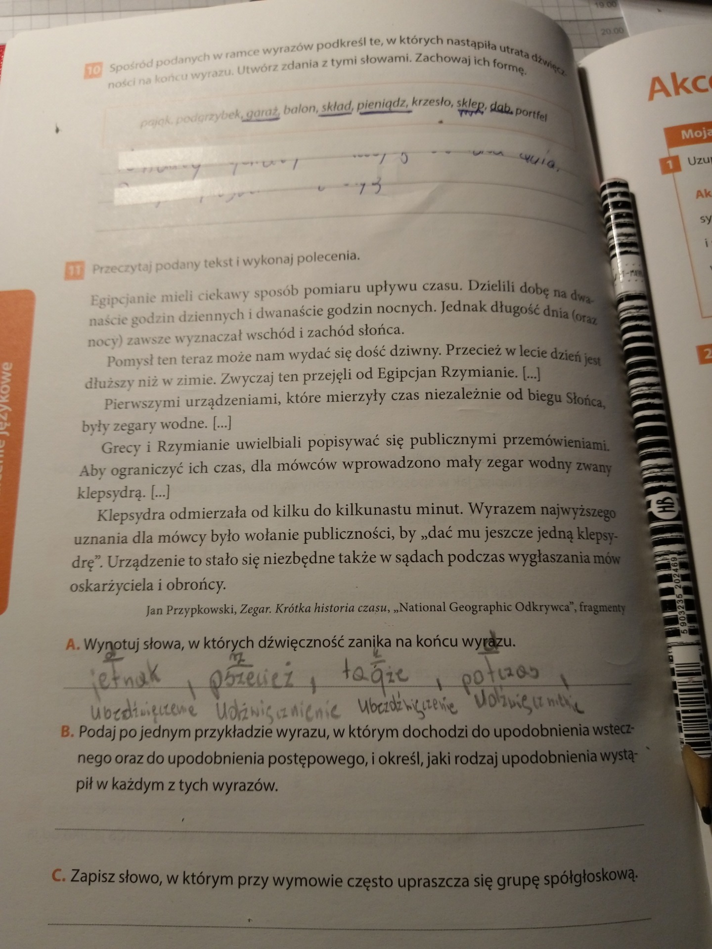 Przeczytaj podany tekst i wykonaj polecenia