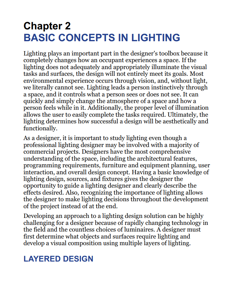 Lighting Design Basics (3rd Edition) EPUB, MOBI, AWZ3, PDF ebooks