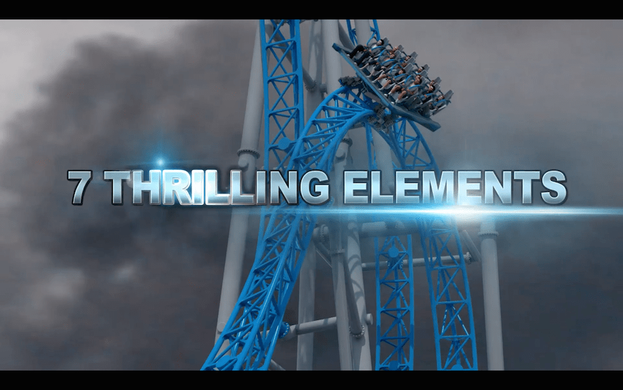 GaleForce Roller Coaster Playland's Castaway Cove