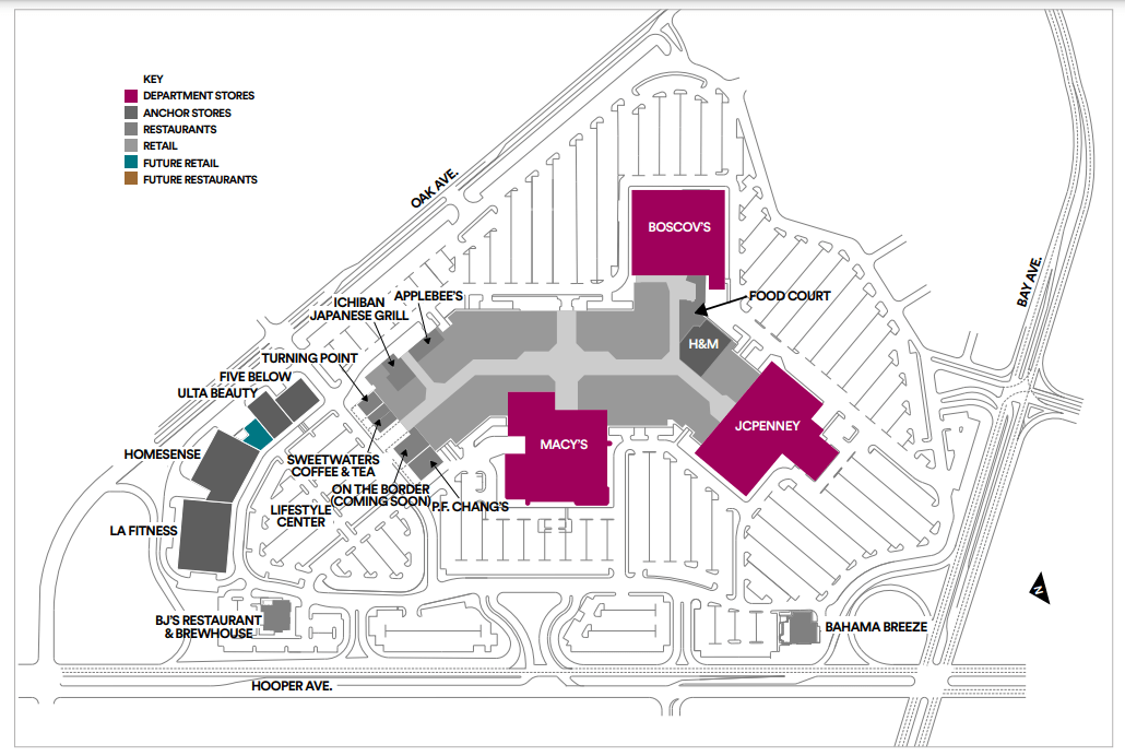Ocean County Mall Store Directory Ocean County Now