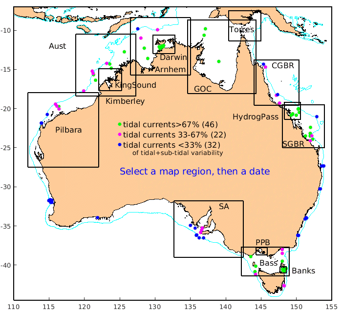 IMOS OceanCurrent tides