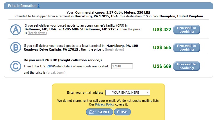 Free Freight Rate Calculator Freightrun.com
