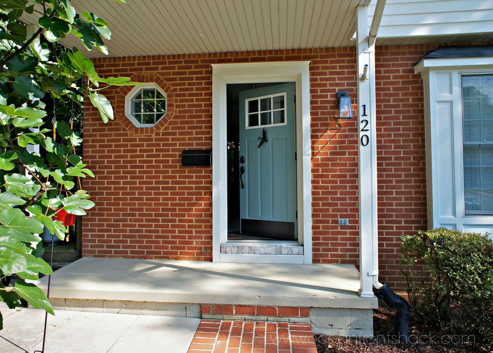 Updating a Front Door with Molding Ocean Front Shack