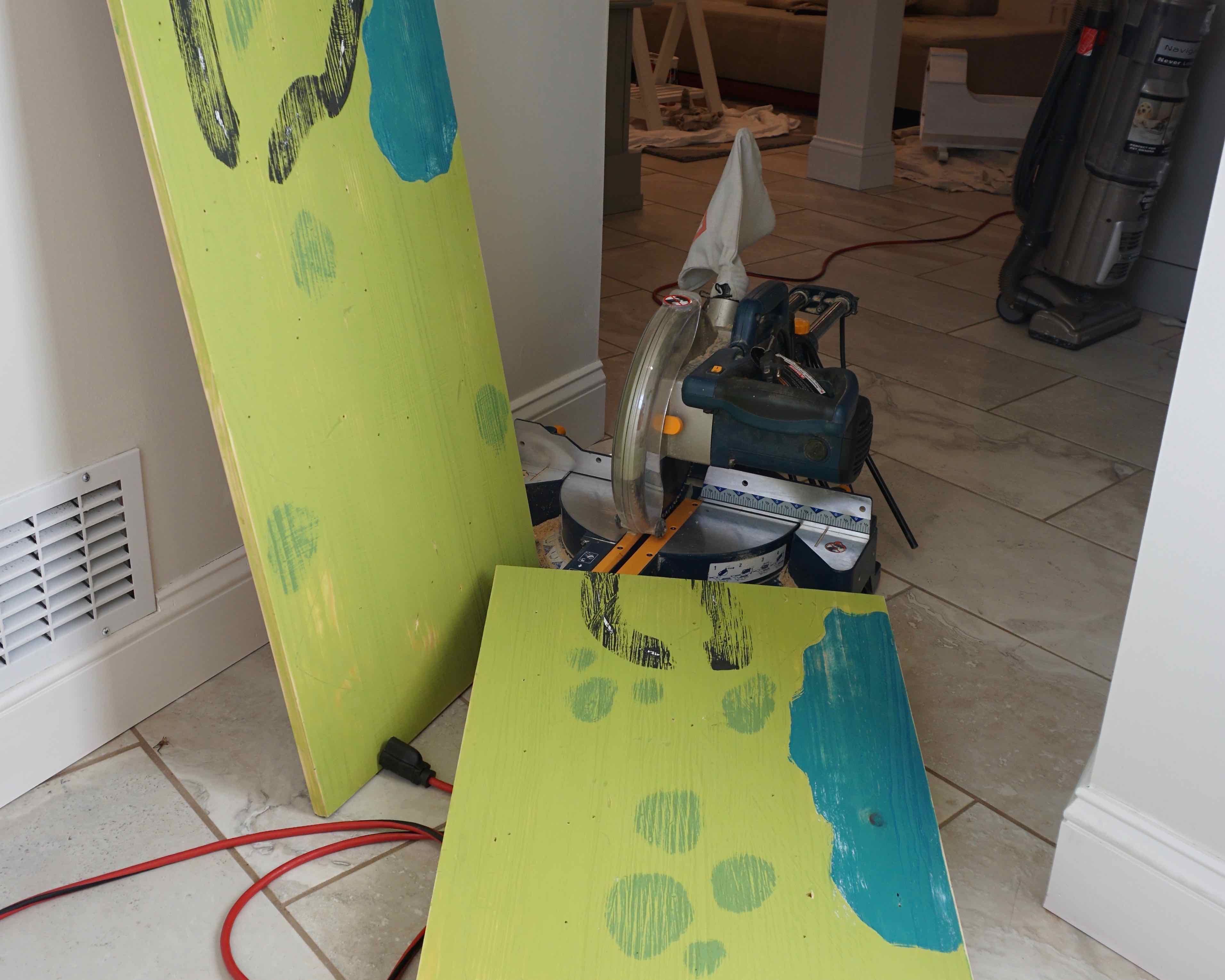 A Repurposed Train Table Ocean Front Shack