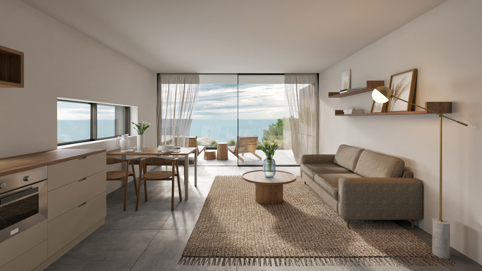 Roof Terrace Hut Ocean Huts