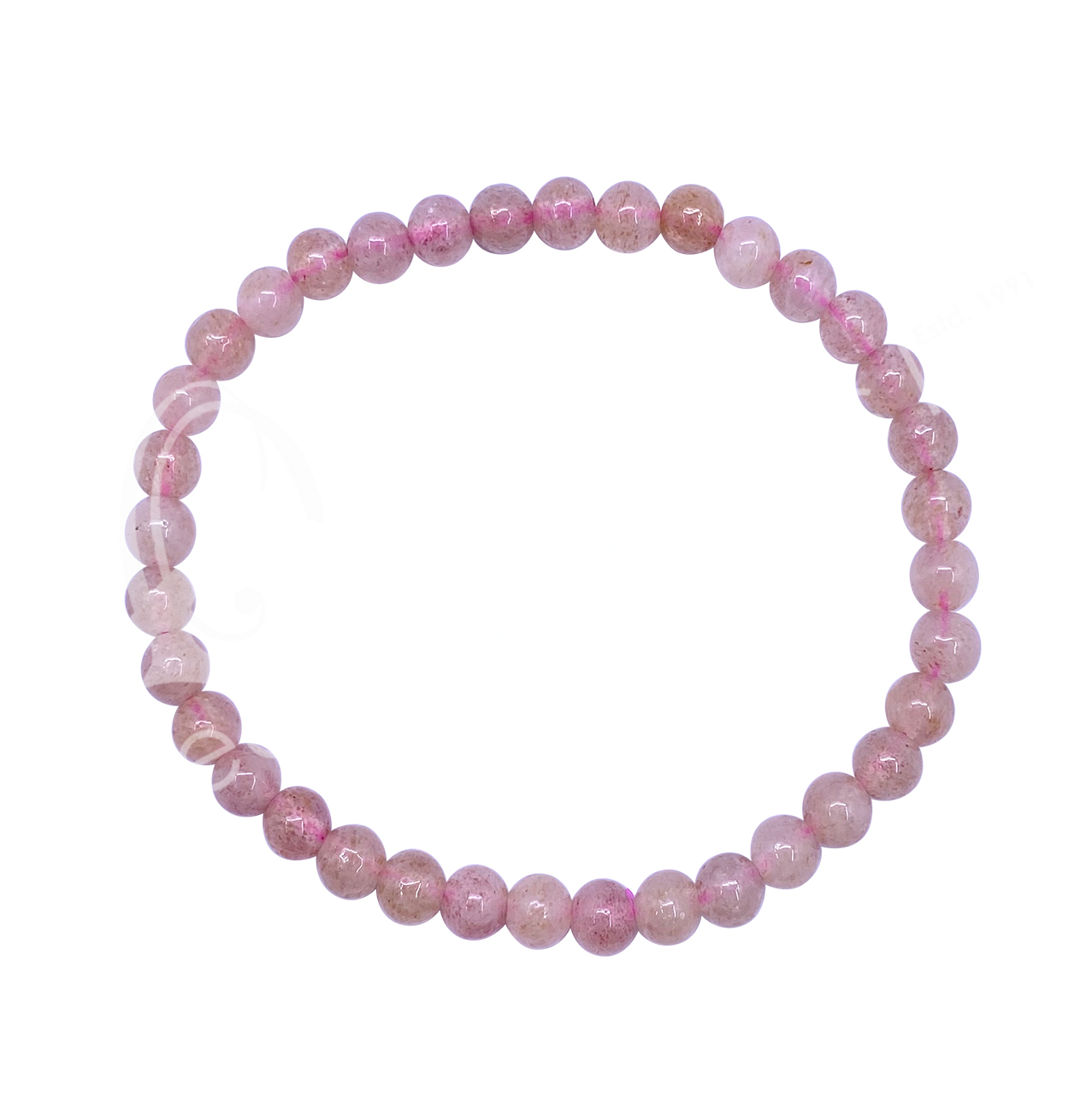 BRACELET STRAWBERRY QUARTZ 48MM Oceanic Linkways Inc Wholesaler