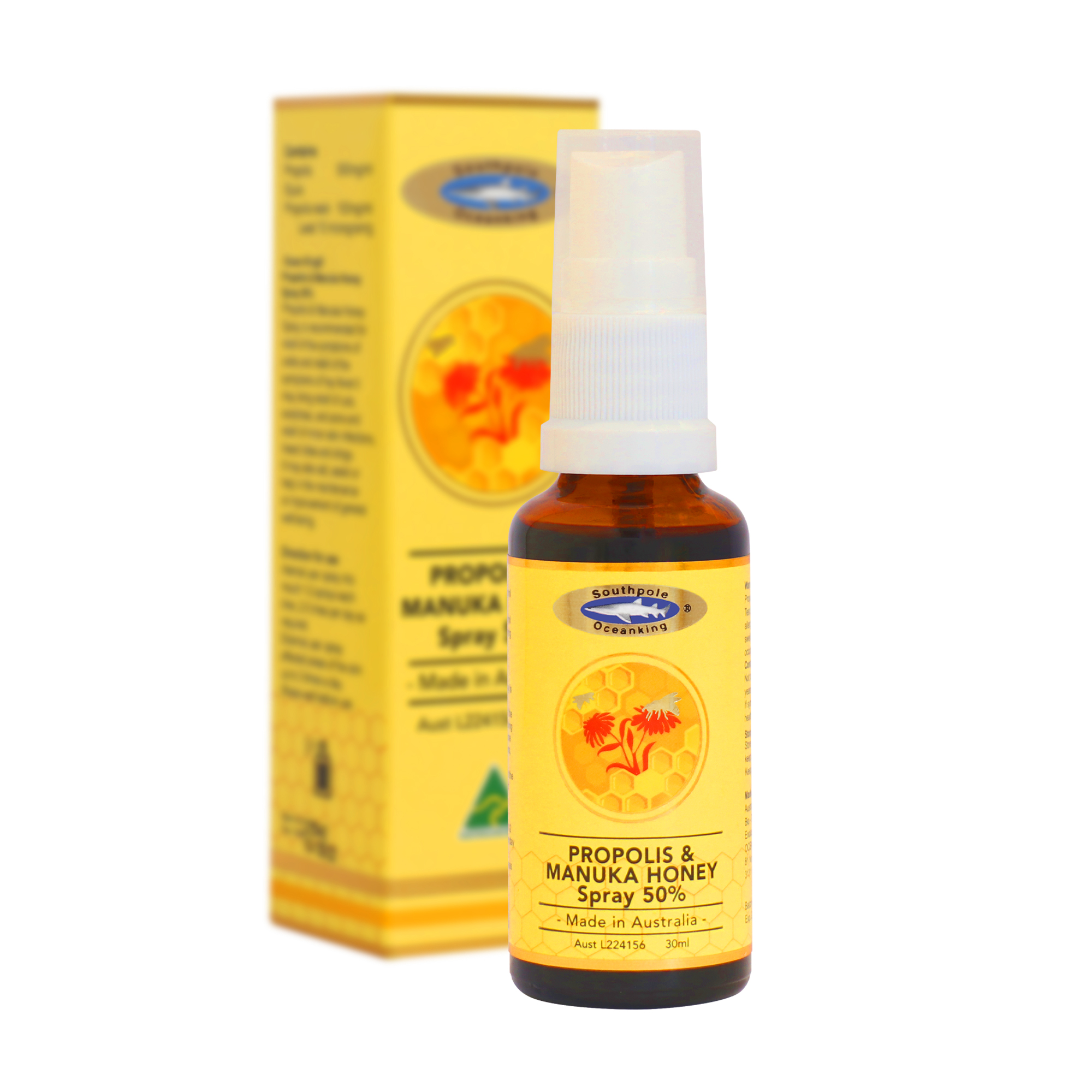 Ocean King Propolis & Manuka Honey Spray 50 Oceanking