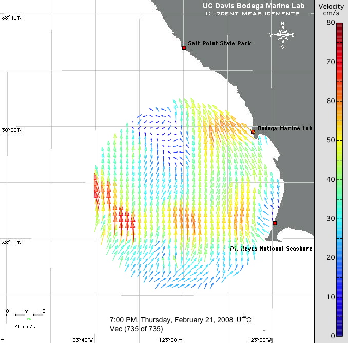 Ocean Motion Gathering Data High Frequency Radar