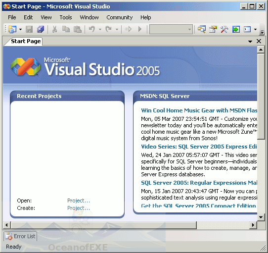 Visual Studio 2005 Download Free OceanofEXE
