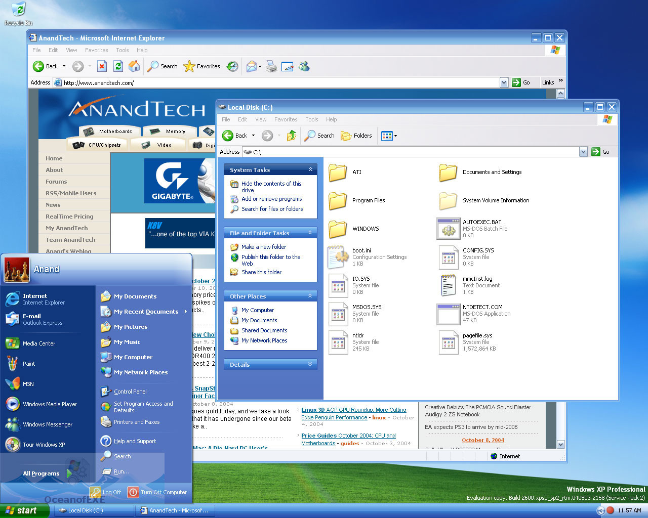 Windows XP Media Center Edition 2005 ISO Download OceanofEXE