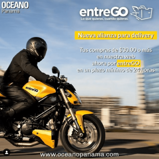 Nueva alianza para Delivery EntreGO Editorial Oceano Panama