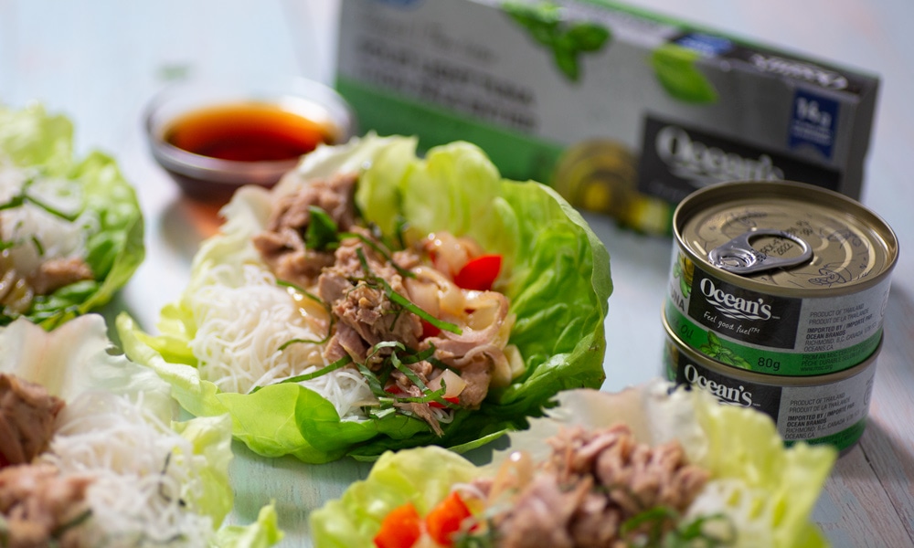 Tuna Lettuce Wraps Ocean's