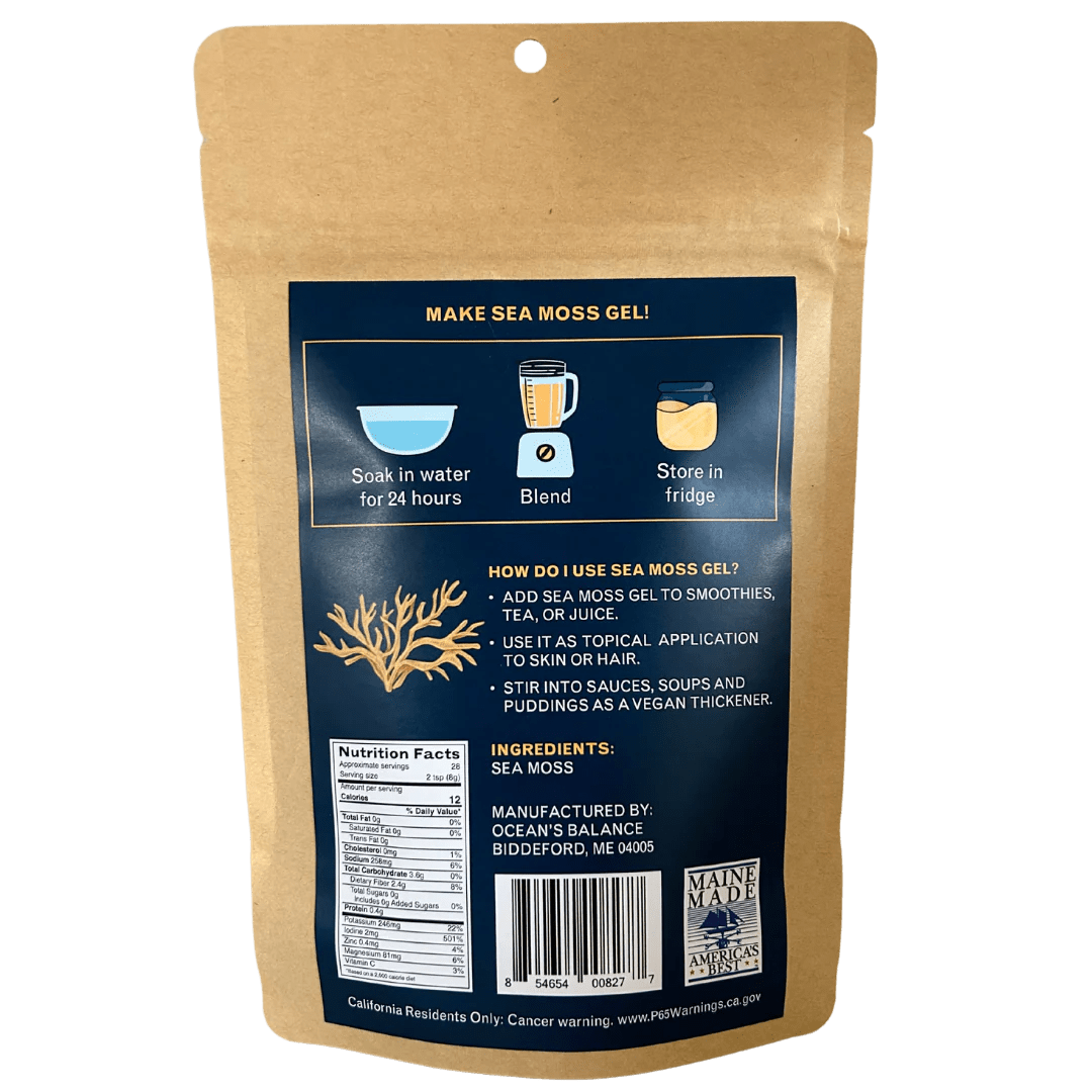 Sea Moss Powder I Make Your Own Sea Moss Gel I DIY Sea Moss Gel Kit