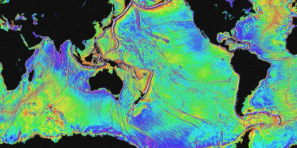 How are satellites used to observe the ocean?