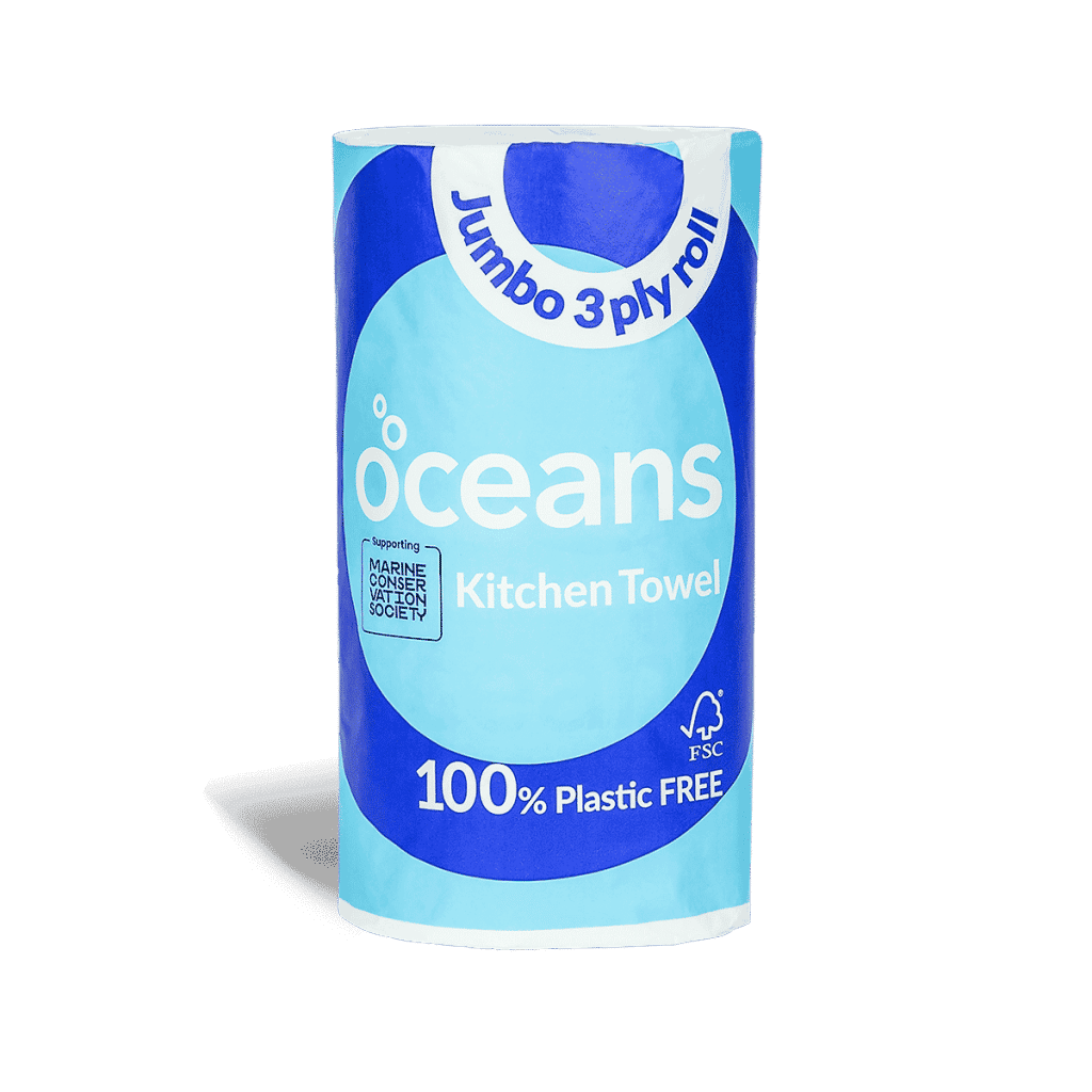 EcoFriendlier Plastic Free Kitchen Roll Oceans Plastic Free