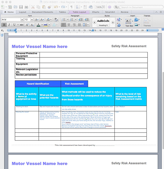 Safety Checklists for Vessels > 24M and Superyachts Ocean Time Marine