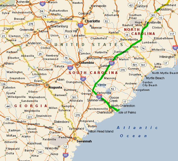 i-95 Interstate 95 Highway Road Maps, Traffic and News