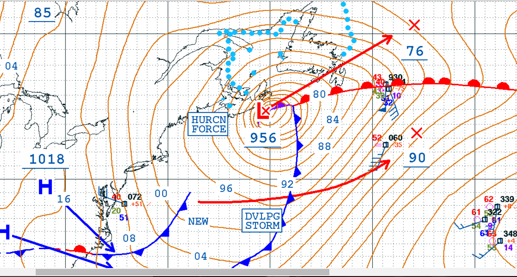 Intense Storm off coast of Nova Scotia Ocean Weather ServicesOcean
