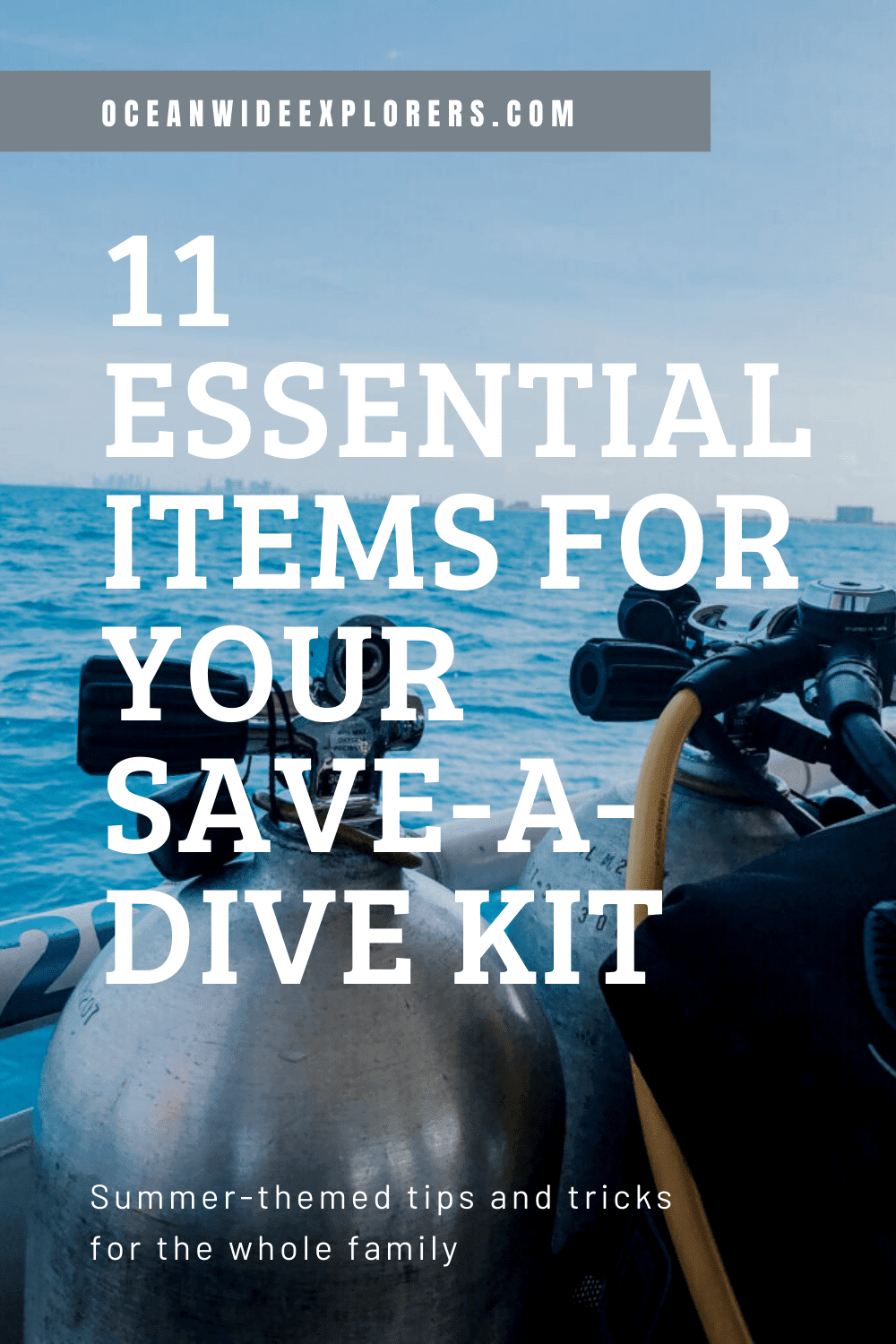 11 Essential Items for Your SaveaDive Kit OceanWide Explorers
