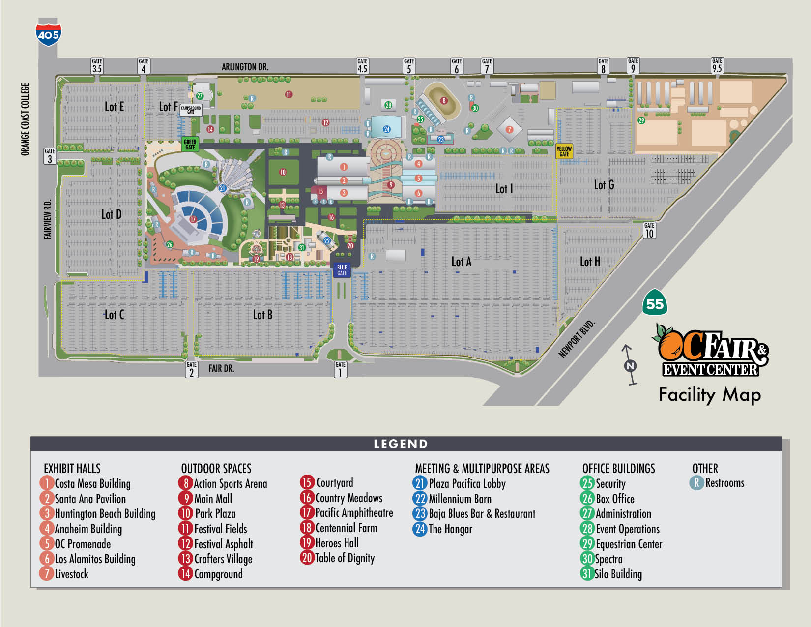 Maps & directions OC Fair & Event Center Costa Mesa, CA